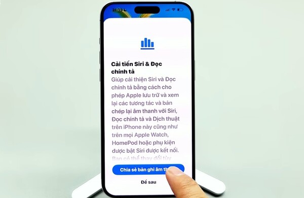 Select Share audio recording