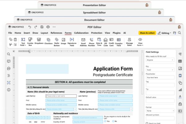 Outstanding features of ONLYOFFICE