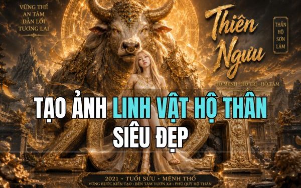 tạo ảnh linh vật hộ thân