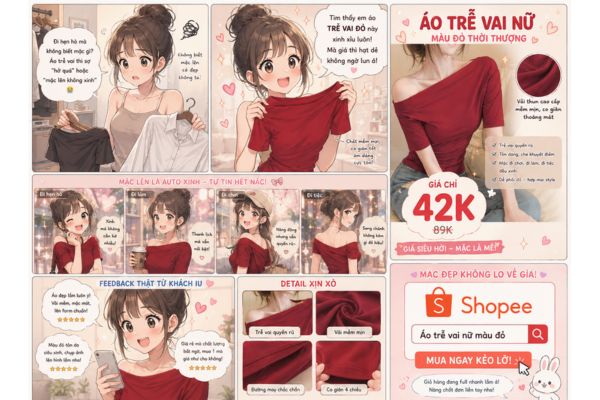 Quảng cáo thời trang cũng ngon lành