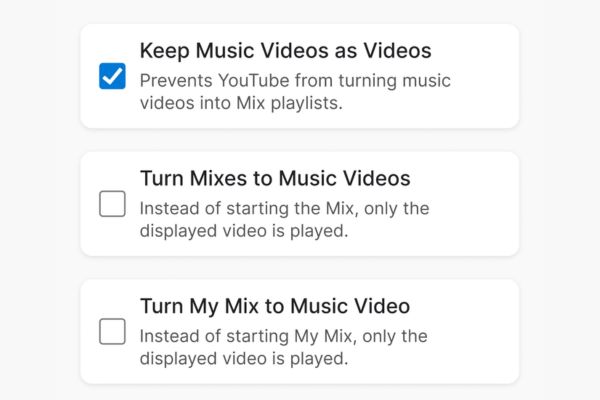 Customize settings in extension