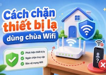 cách chặn thiết bị lạ truy cập Wifi