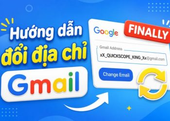 cách đổi địa chỉ Gmail