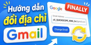 cách đổi địa chỉ Gmail
