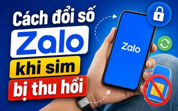 cách đổi số Zalo khi sim bị thu hồi