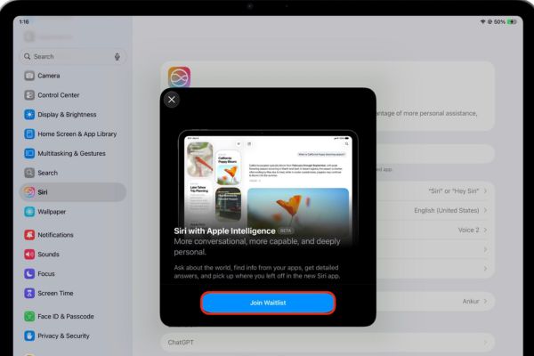 Continue selecting Join Waitlist
