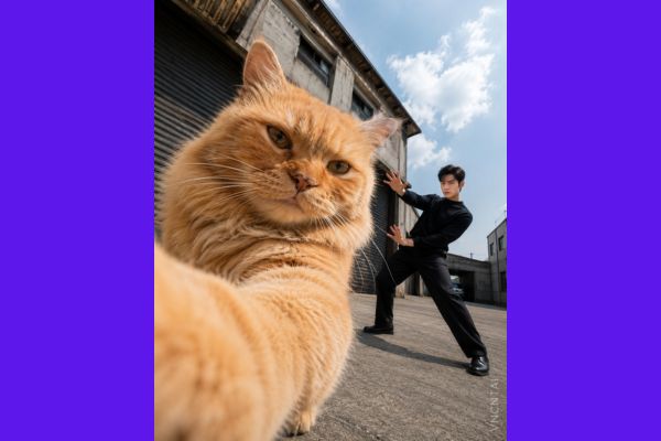 Hướng dẫn cách tạo ảnh selfie cùng thú cưng