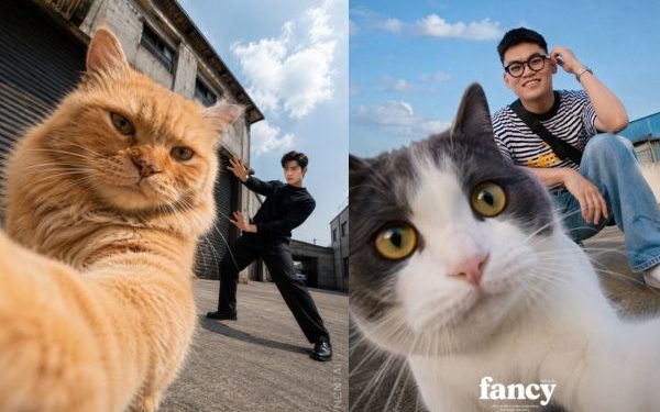 cách tạo ảnh selfie cùng thú cưng