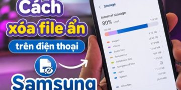 cách xóa file ẩn trên điện thoại Samsung