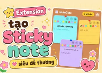 extension tạo sticky note