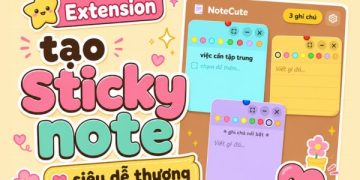 extension tạo sticky note