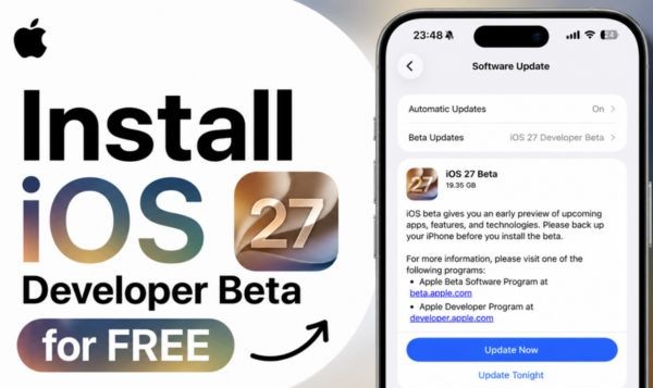Những chuẩn bị trước khi update iOS 27 Developer Beta