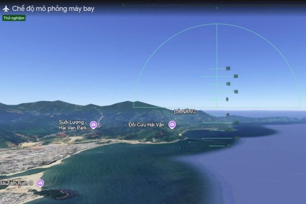 Hướng dẫn trải nghiệm lái máy bay trên Google Earth