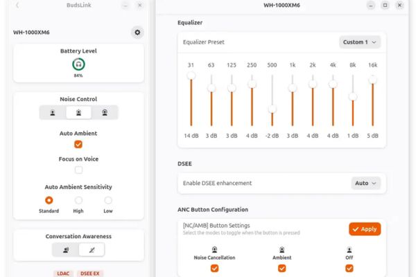 BudsLink - Phần mềm quản lý tai nghe Bluetooth trên Linux