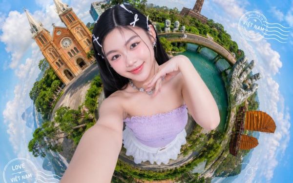 tạo ảnh một vòng Việt Nam