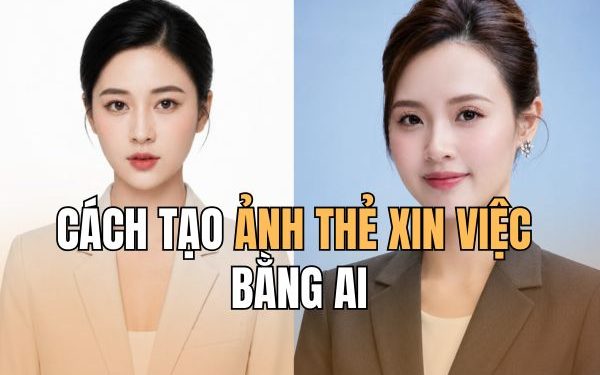tạo ảnh thẻ xin việc bằng AI