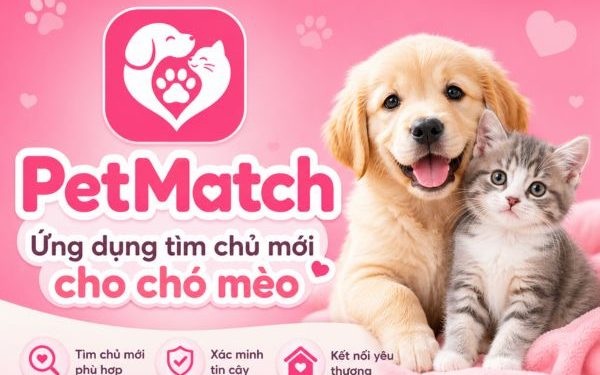 Ứng dụng nhận nuôi chó mèo