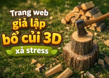 Web giả lập bổ củi 3D: Xả stress cực đã với âm thanh ASMR 27 web giả lập bổ củi 3D