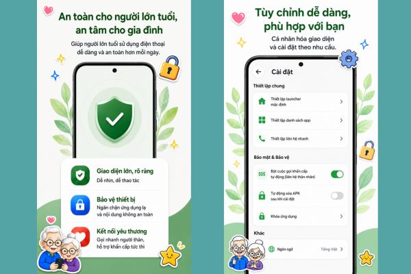 Cảnh báo an toàn khẩn cấp cho người già