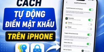 cách bật tự động điền mật khẩu trên iPhone