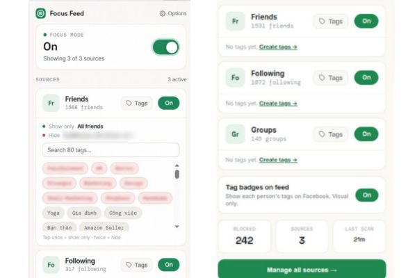 Cách chặn bài viết rác trên Facebook bằng Focus Feed 11 Hướng dẫn cách chặn bài viết rác trên Facebook
