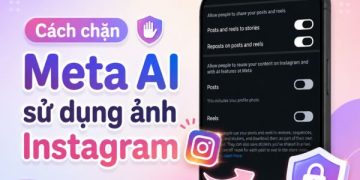 cách chặn Meta AI sử dụng ảnh Instagram