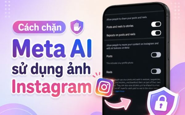 cách chặn Meta AI sử dụng ảnh Instagram