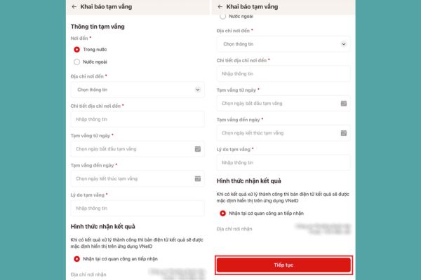 Hướng dẫn cách khai báo tạm vắng trên VNeID