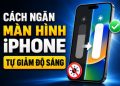cách ngăn màn hình iPhone tự giảm độ sáng