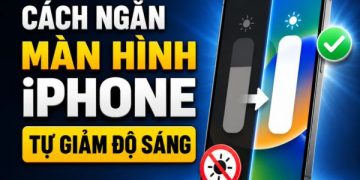 cách ngăn màn hình iPhone tự giảm độ sáng