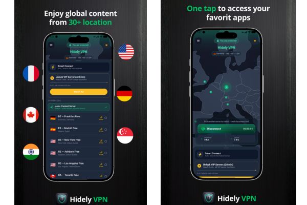 Instructions on how to get 1 year of VIP Hidely VPN for free