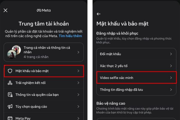 Hướng dẫn cách nhận tick trắng Facebook miễn phí 14 Chọn Video selfie xác minh
