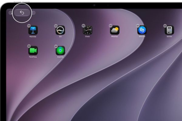 Hướng dẫn cách sử dụng nút Undo Redo trên iPadOS 27