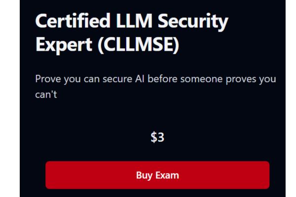 Click the Buy Exam button