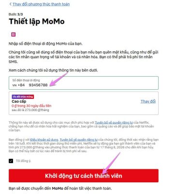 Hướng Dẫn Nhận Netflix 30 Ngày Miễn Phí Xem Phim 15 dang ky momo netflix