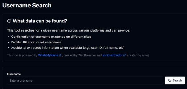 Hippie OSINT Toolkit: Bộ công cụ điều tra thông tin đỉnh cao 16 Săn lùng dấu vết qua username