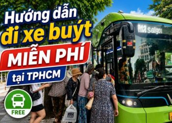 hướng dẫn đi xe buýt miễn phí tại TPHCM