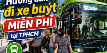 hướng dẫn đi xe buýt miễn phí tại TPHCM