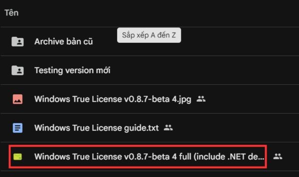 Tải file về máy tính
