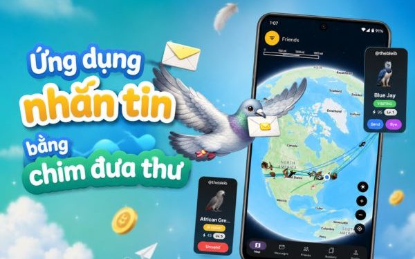 ứng dụng nhắn tin bằng chim