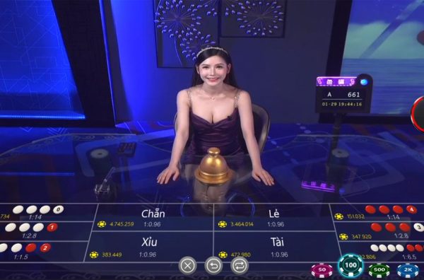 Xóc đĩa livestream tái hiện không khí bàn chơi sống động