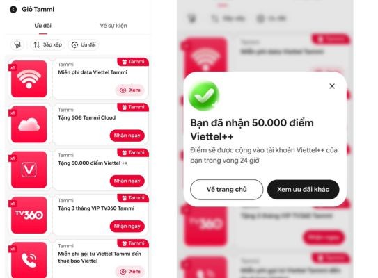 Hướng dẫn nhận 50k điểm My Viettel miễn phí
