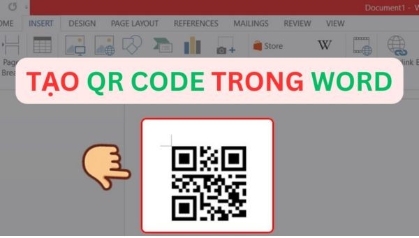 Instructions on how to convert text into QR codes in Word
