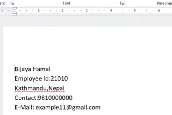 Instructions on how to convert text into QR codes in Word 12 Type the information you want to create into Barcode