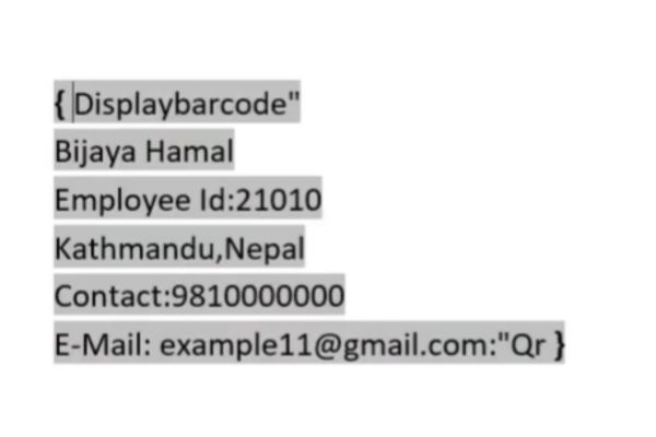 Instructions on how to convert text into QR codes in Word 14 Press the key combination Ctrl + F9