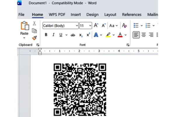 Instructions on how to convert text into QR codes in Word 16 Instructions on how to convert text into QR codes in Word
