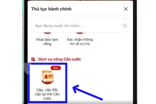 Hướng dẫn cách đổi thẻ căn cước online tại nhà