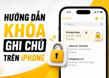 cách khóa ghi chú trên iPhone