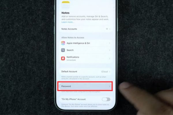 Vào Password