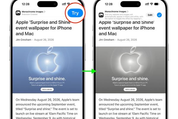 Cách tạo extension Safari trên iPhone
